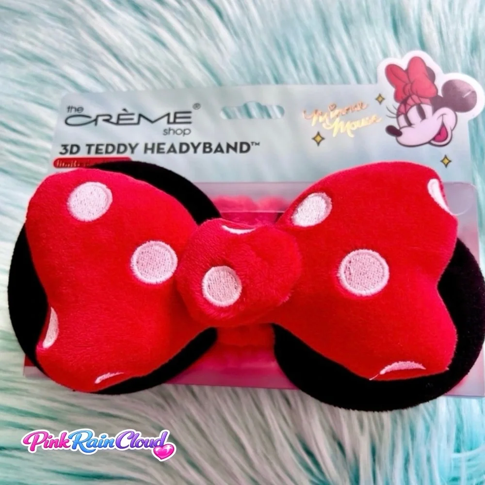 Crème Shop x Disney Limited Edition 3D Minnie Mouse Polka Dot Headband HeadyBand